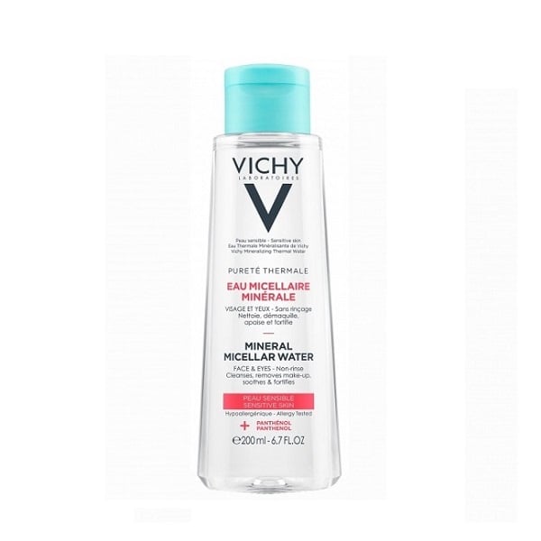 Nước Tẩy Trang Cho Da Nhạy Cảm Vichy Pureté Thermale Mineral Water Sensitive Skin 200Ml