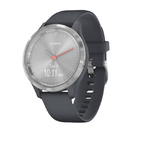 Đồng Hồ Thông Minh Garmin Vivomove 3 Xám Đá, Đen Silicon Kor/Sea