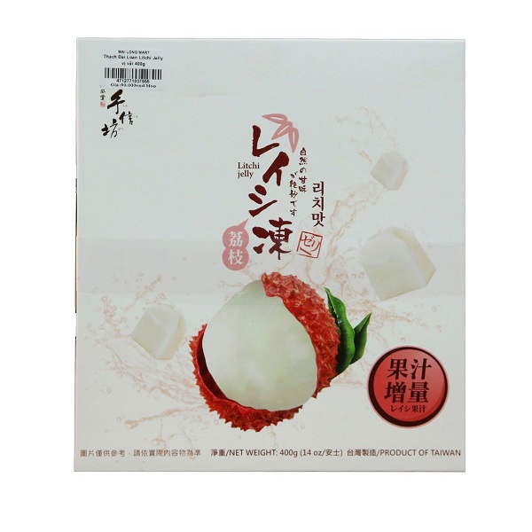 Thạch Vải Đài Loan Litchi Jelly (400G)
