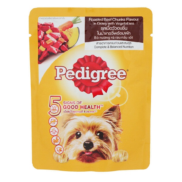 Thức Ăn Chó Pedigree Vị Bò Và Rau 80G