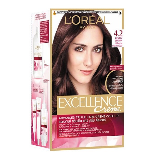 Thuốc Nhuộm L'oreal Excellence Nâu Ánh Tím #4.20 (Store 5871, 5873)