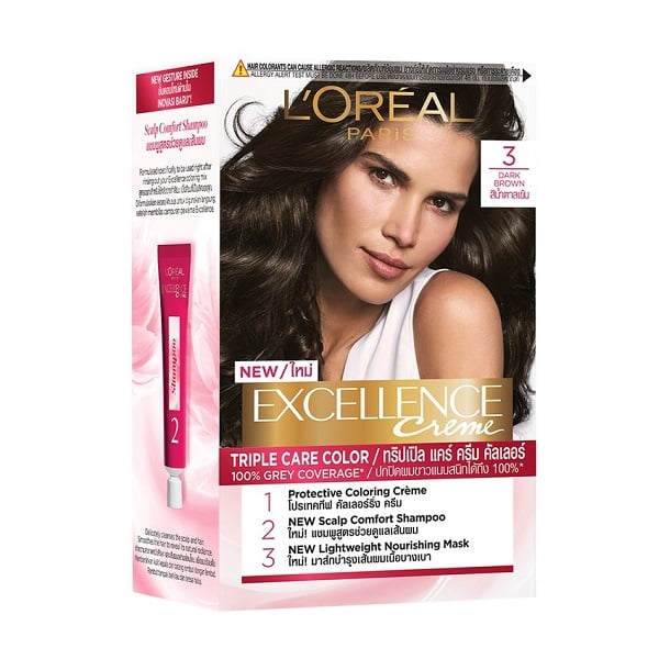 Thuốc Nhuộm L'oreal Excellence Nâu Đen Tự Nhiên #3 (Store 5871, 5873)