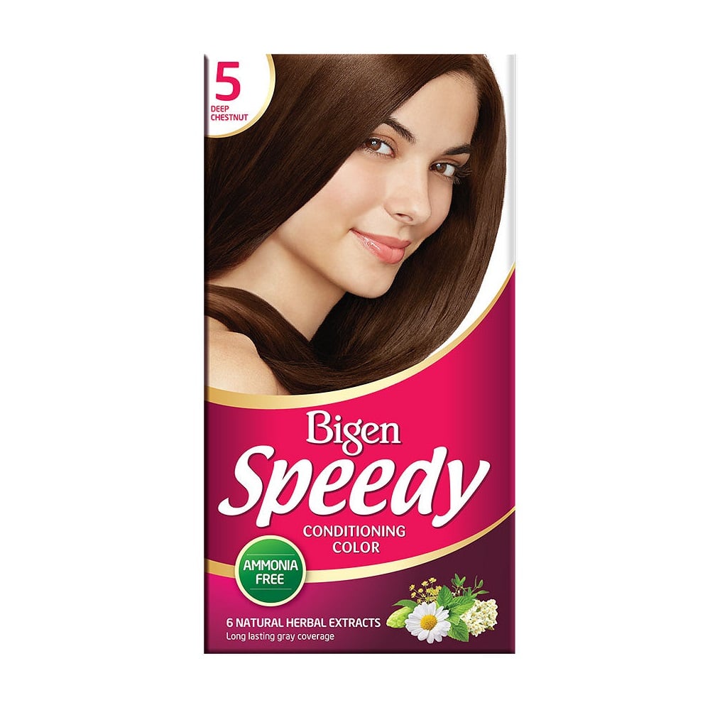 Thuốc Nhuộm Tóc Bigen Speedy Conditioning Color 05 Deep Chestnut - Nâu Hạt Dẻ Đậm
