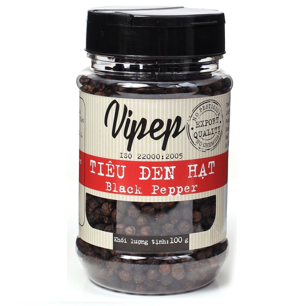 Tiêu Đen Hạt Vipep 100G