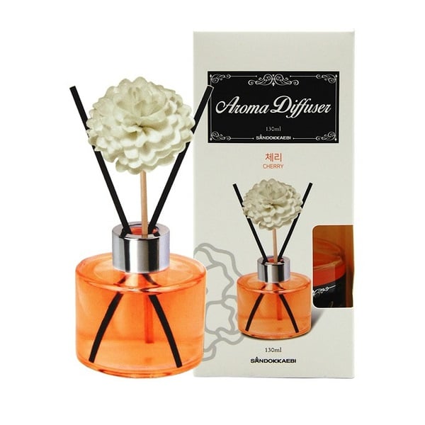 Tinh Dầu Thơm Phòng Aroma Diffuser Sandokkaebi (130Ml) - Hương Cherry