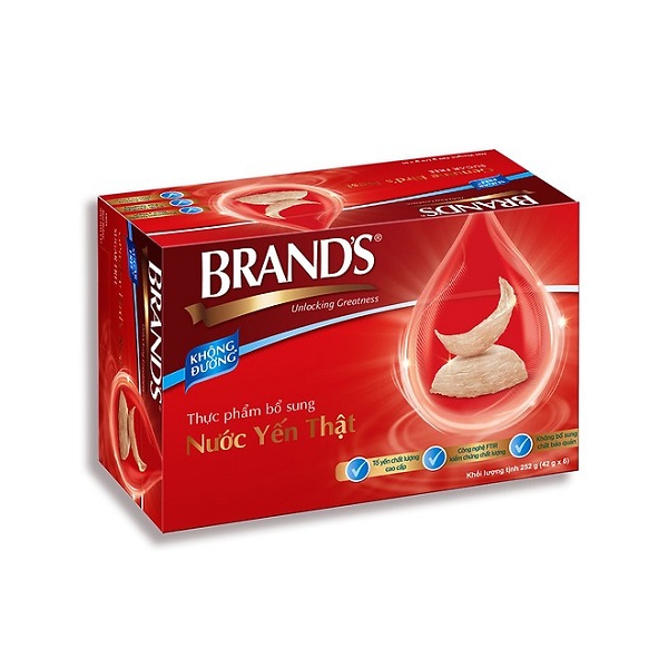 6 Hũ Tổ Yến Brand Không Đường 42G