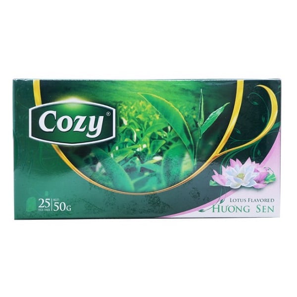 Trà Hương Sen Cozy - 25 Gói X 2G