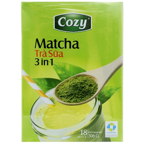 Trà Sữa Matcha Cozy 3In1 18X17G