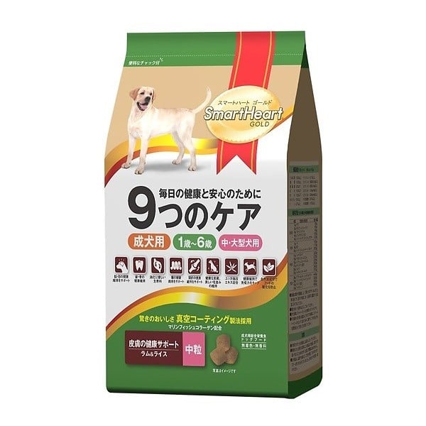 Thức Ăn Chó Vừa Và Lớn Vị Cừu Và Gạo Smartheart Gold 3Kg
