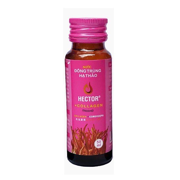 Nước Đông Trùng Hạ Thảo Hector Collagen Chai 50Ml