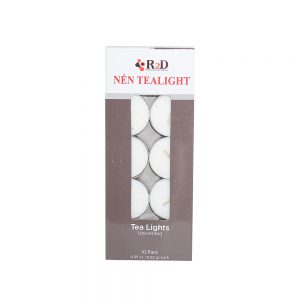 Set 10 Nến Tealight 10 Viên Trắng 7.5X19X1.5