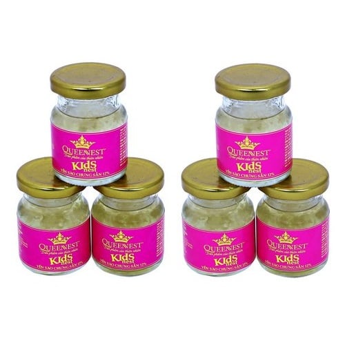 Yến Sào Chưng Sẵn Kidnest 12% - Hộp 6 Lọ X 70Ml
