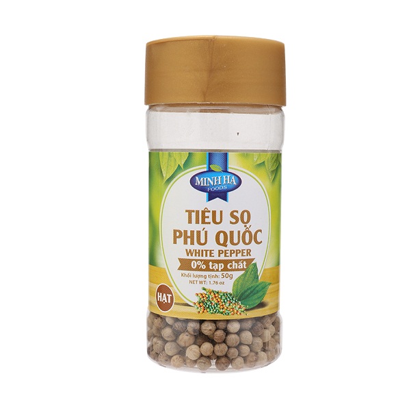 Tiêu Sọ Phú Quốc Nguyên Hạt Minh Hà - Lọ 50G