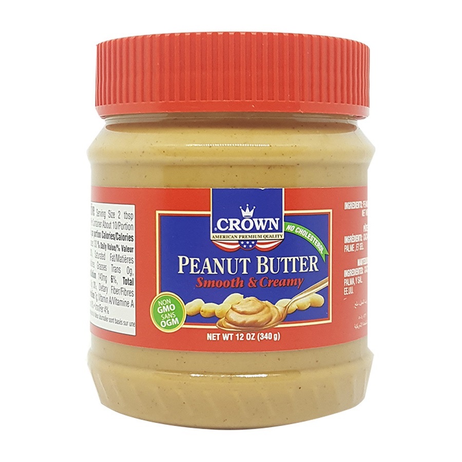 Bơ Đậu Phộng Creamy 340G - Crown