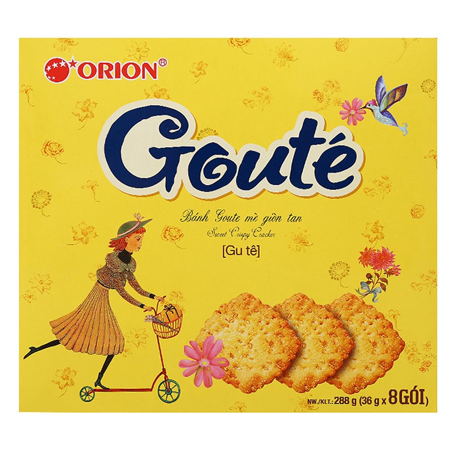 Bánh Quy Mè Gouté 288G (36G X 8 Gói)