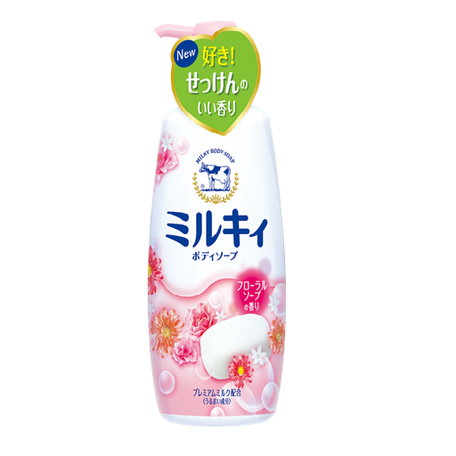 Sữa Tắm Hương Hoa Hồng Milky Body Soap Cow 550Ml