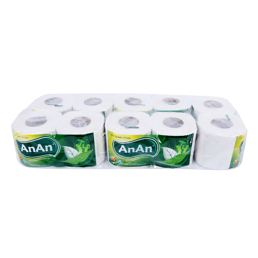 Giấy Vệ Sinh An An - 10 Cuộn