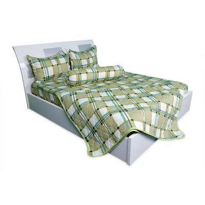 Bộ Chăn Drap Bọc Cotton Hoa Hometex 180 X 200Cm
