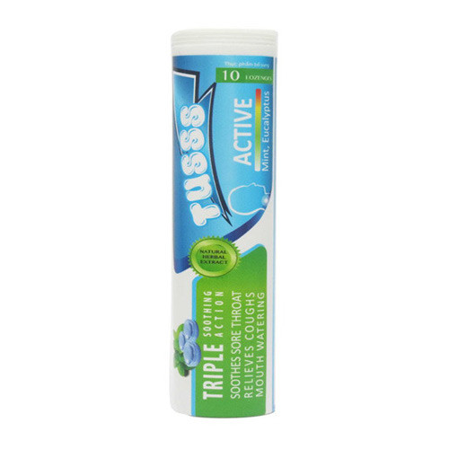 Kẹo Tusss Bạc Hà Ống 20G/10 Viên