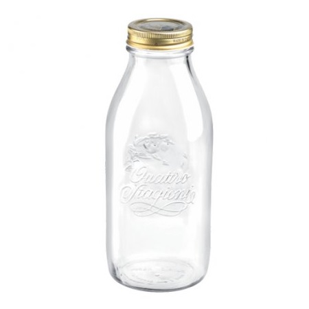 Chai Thủy Tinh Nắp Vặn Quattro 1000Ml