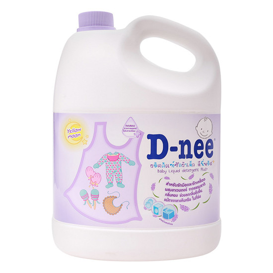 Nước Giặt Quần Áo Em Bé D - Nee - Tím, Chai 3L