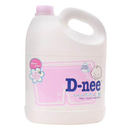Nước Giặt Quần Áo Em Bé D - Nee Hồng - Chai 3L