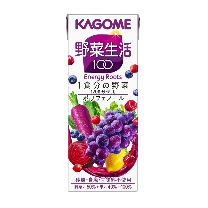 Nước Ép Rau Củ Quả Energy Roots Kagome 200Ml