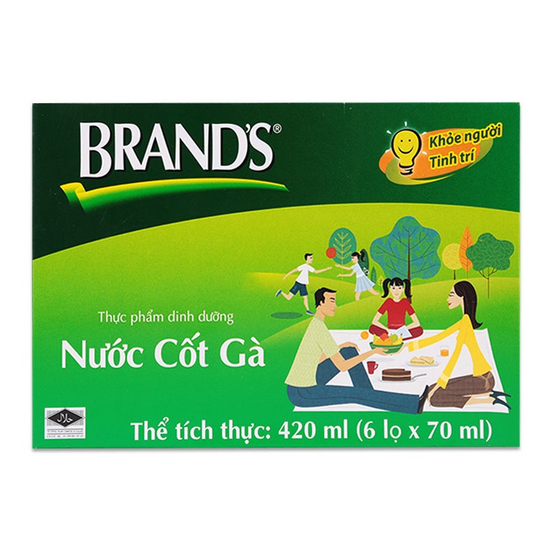 Hộp 6 Lọ Nước Cốt Gà Brand's (70Ml/Lọ)
