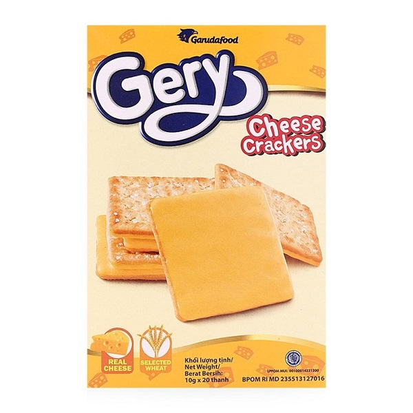 Bánh Quy Phủ Phô Mai Gery 10Gx20 Gói
