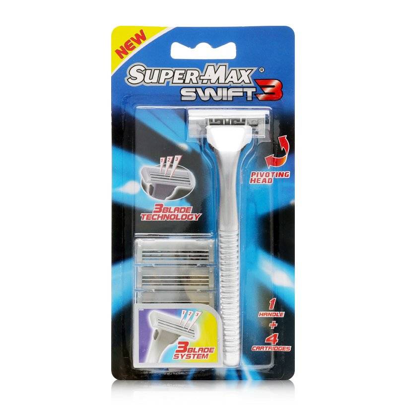Dao Cạo Râu 3 Lưỡi Super - Max Swift 3