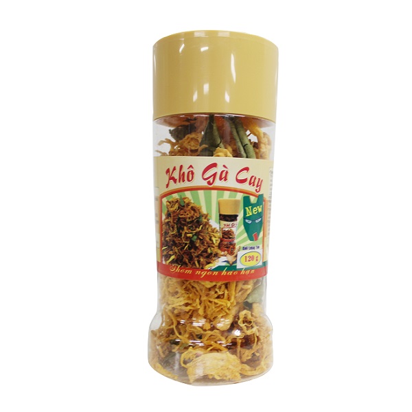 Khô Gà Cay Thành Việt - Hũ 130G