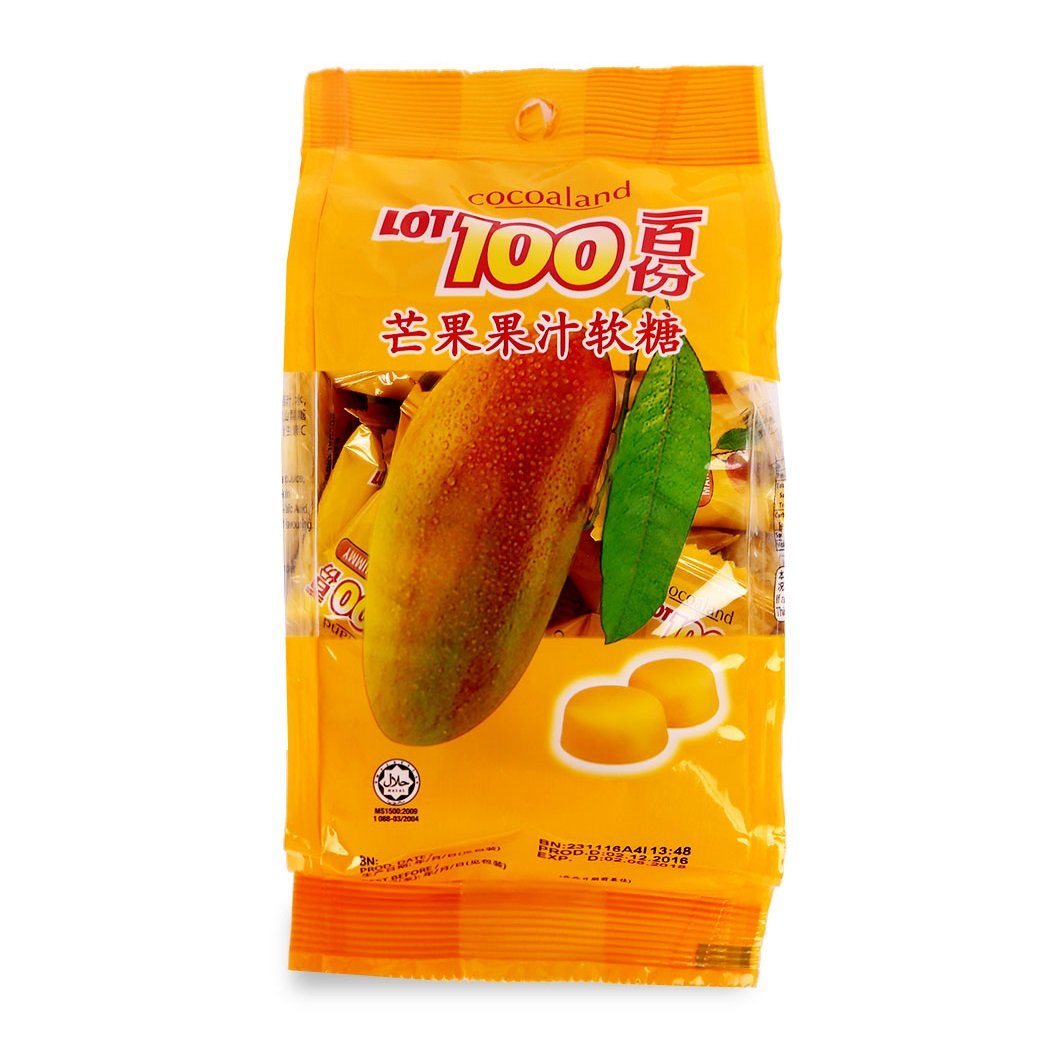 Kẹo Dẻo Hương Xoài Lot 100 - Gói 150G