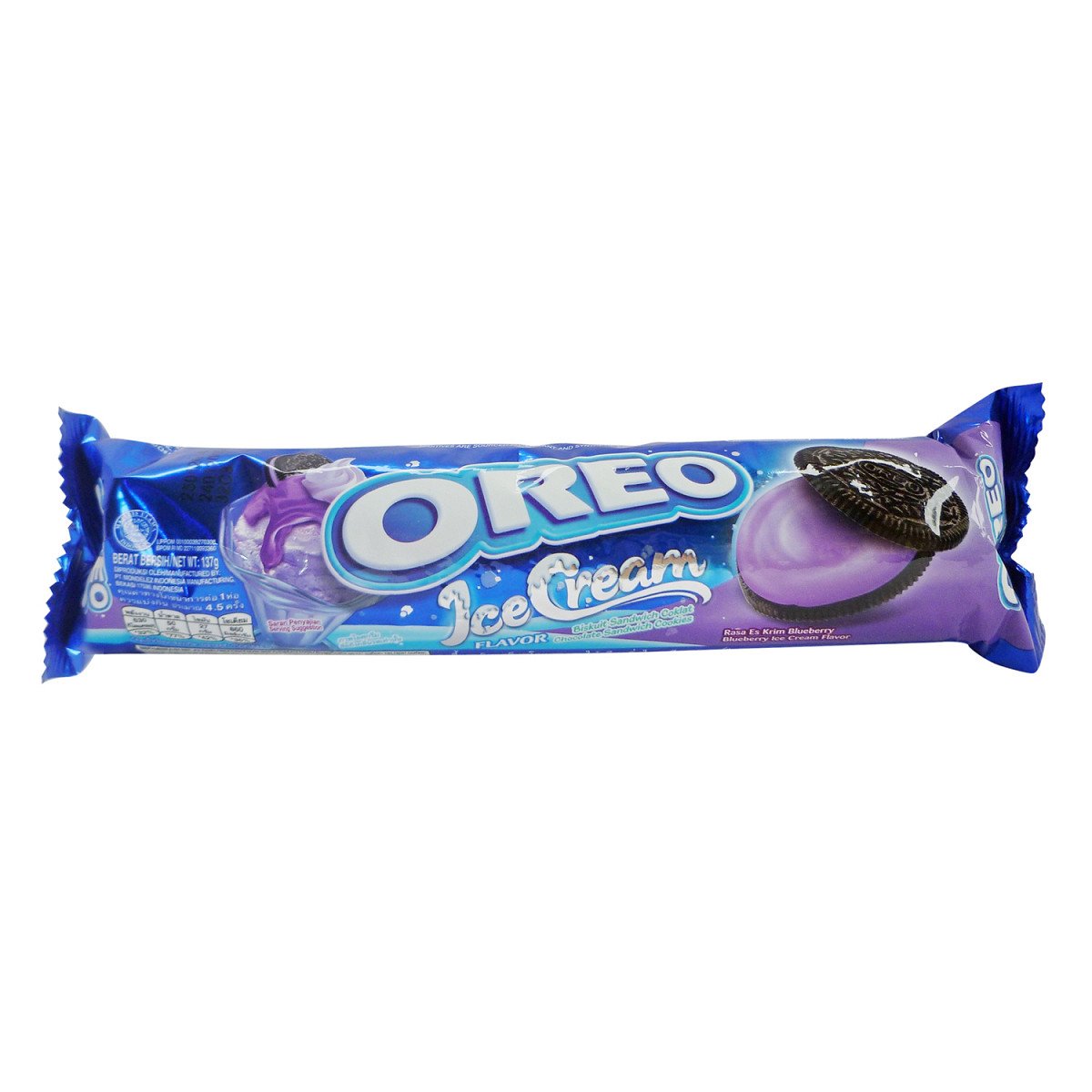 Bánh Oreo Vị Kem Việt Quất Thanh 133G
