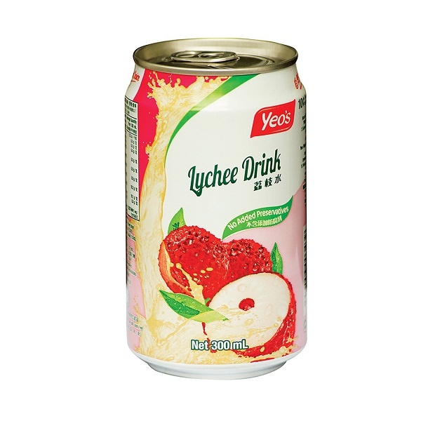Trà Trái Vải Yeo's Lychee Drink 300Ml