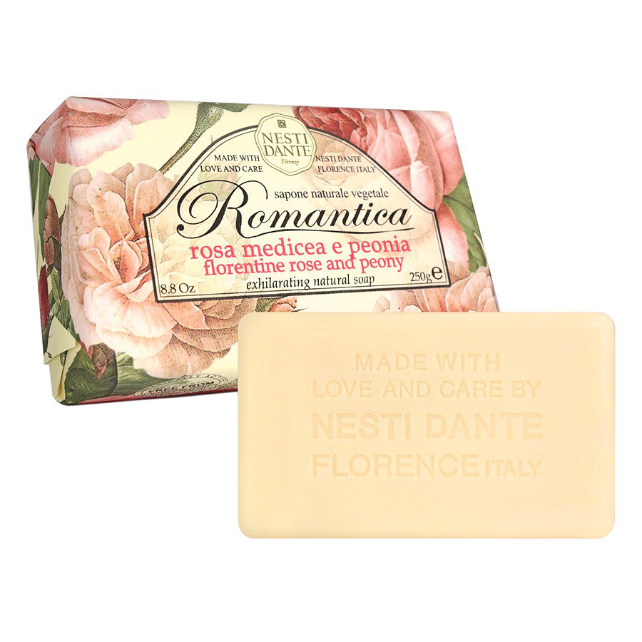 Xà Phòng Tắm Nesti Dante - Hoa Hồng Và Mẫu Đơn 250G