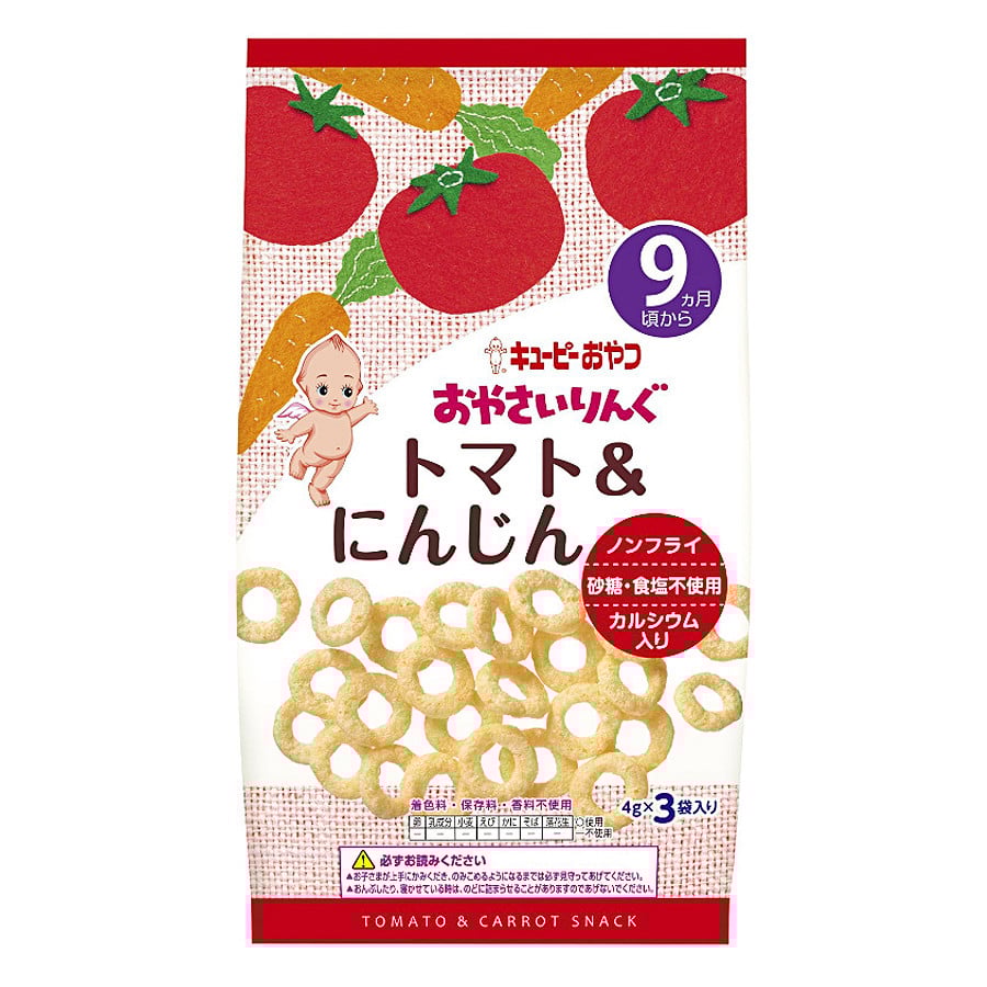 Snack Cà Chua & Cà Rốt Kewpie 12G