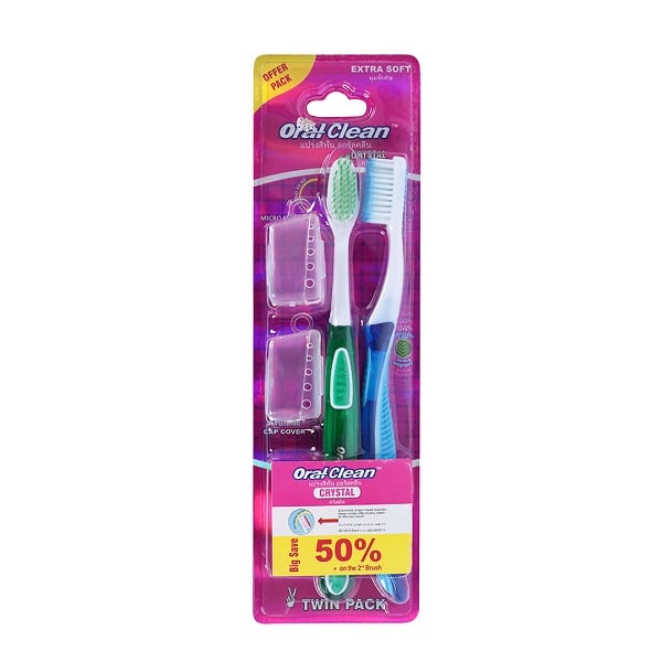 Bàn Chải Đánh Răng Oral - Clean Crystal Extra Soft