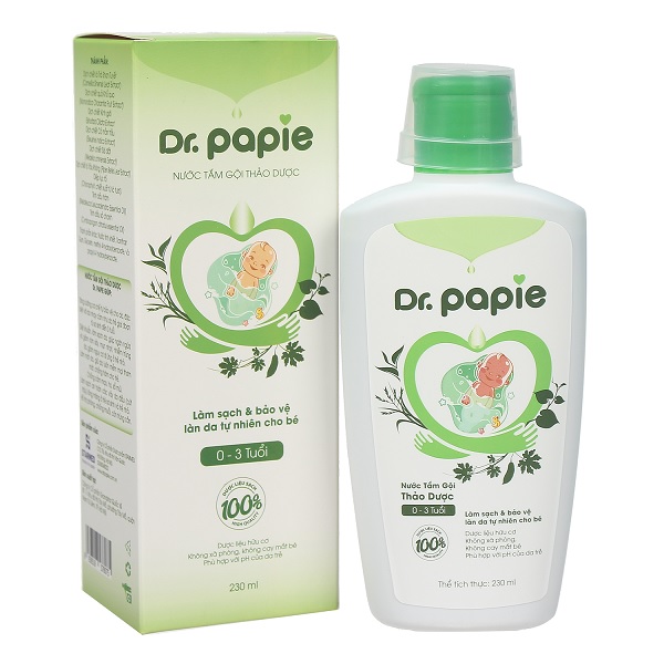 Nước Tắm Gội Thảo Dược Dr.papie 230Ml 1301659