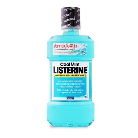 Nước Súc Miệng Listerine Cool Mint 750Ml | Listerine Cool Mint Mouthwash, 750Ml/Bottle