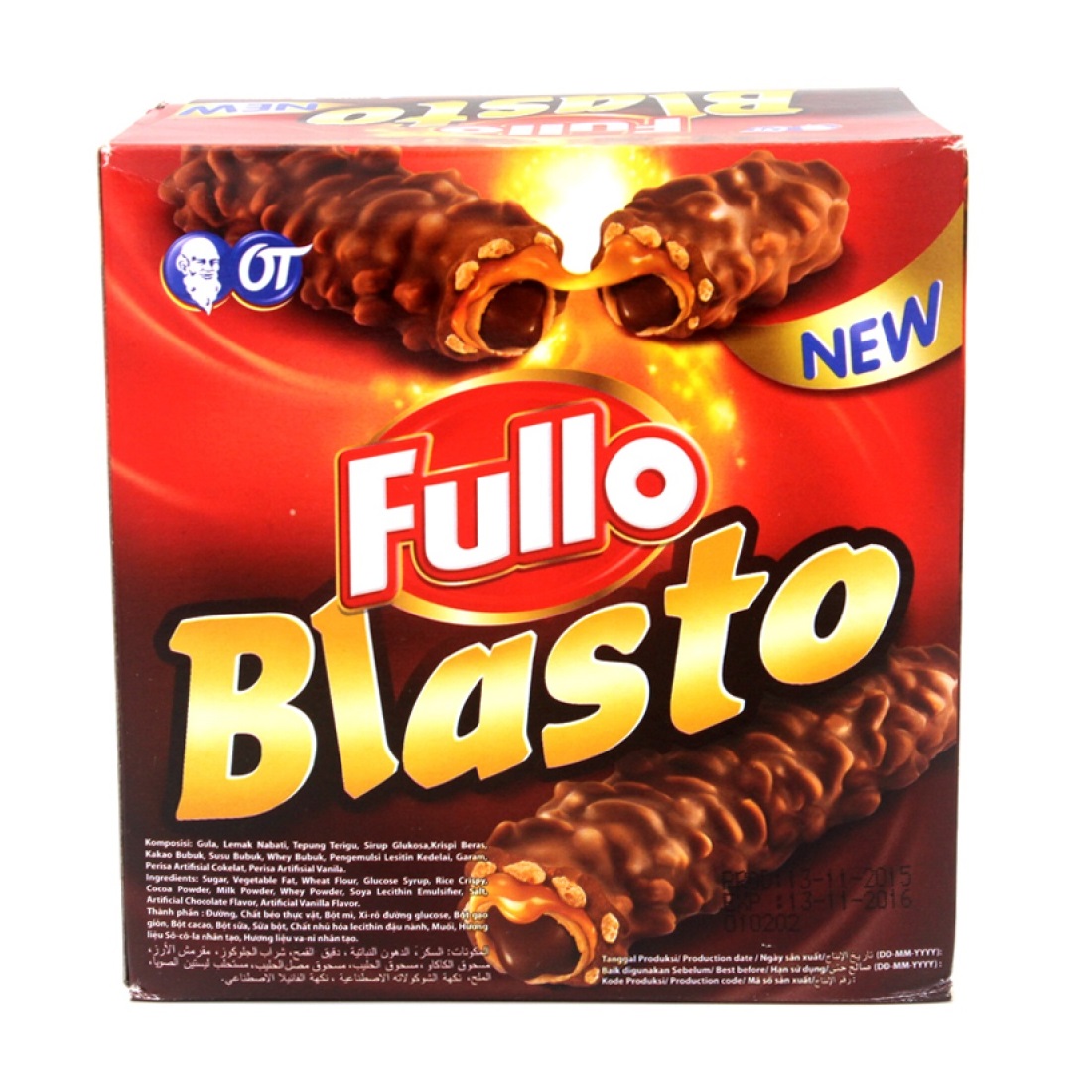 Bánh Fullo Blasto Phủ Socola - Hộp 270G