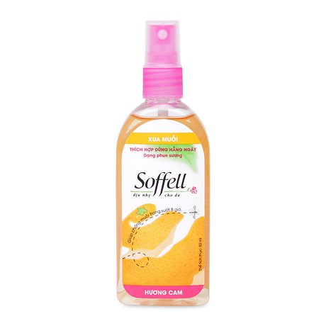 Chai Xịt Xua Muỗi Soffell - Hương Cam 80Ml