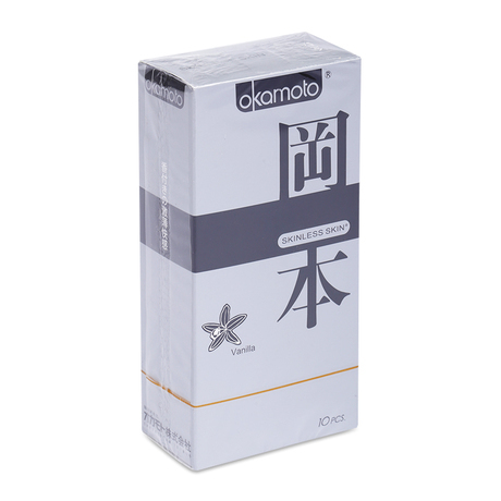 Bao Cao Su Okamoto Skinless Skin Vanilla 10`S Hộp 10 Cái