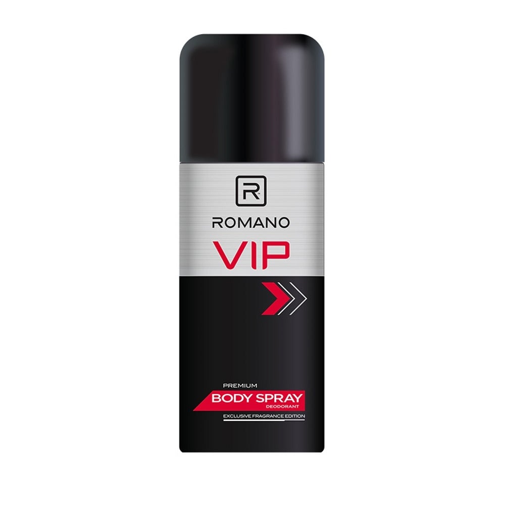 Xịt Khử Mùi Toàn Thân Cho Nam Romano Vip (150Ml) (Store 1001, 1003)