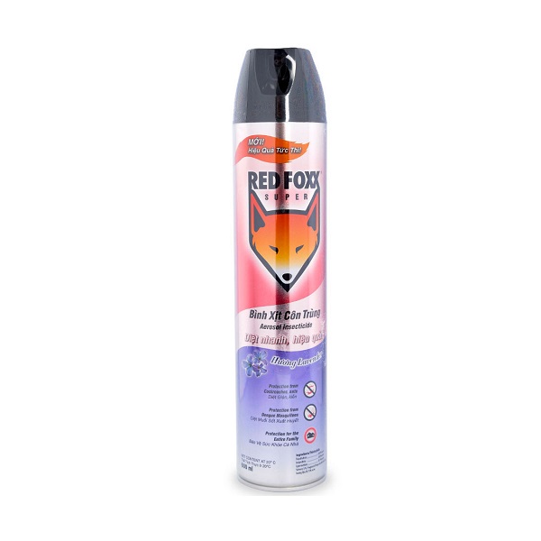 Xịt Muỗi Red Foxx Power Hương Lavender Chai 600Ml