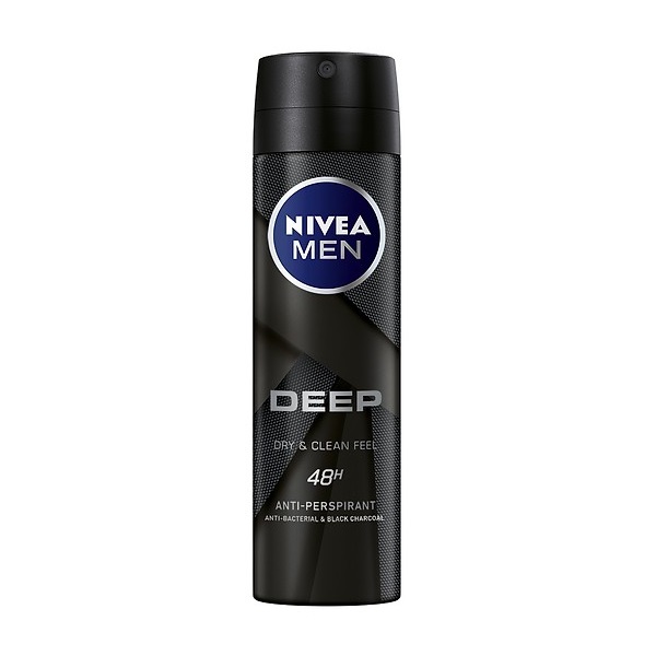 Xịt Ngăn Mùi Nivea Men Than Đen Hoạt Tính 150Ml