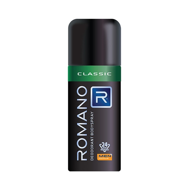 Xịt Ngăn Mùi Toàn Thân Romano Classic 150Ml (Store 1001, 1003)