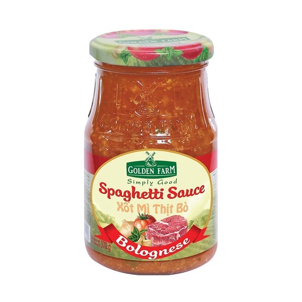 Xốt Mì Spaghetti Golden Farm Thịt Bò 370G