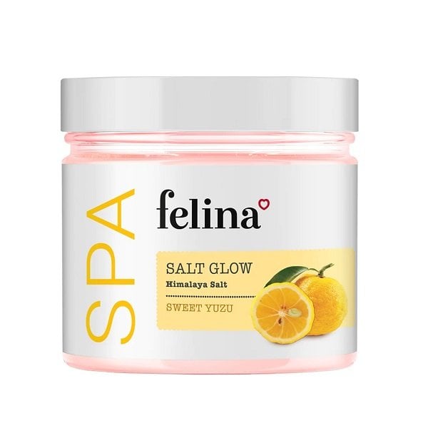 Muối Tắm Tẩy Tế Bào Chết Chiết Xuất Cam Yuzu Felina Salt Glow Sweet Yuzu 500G