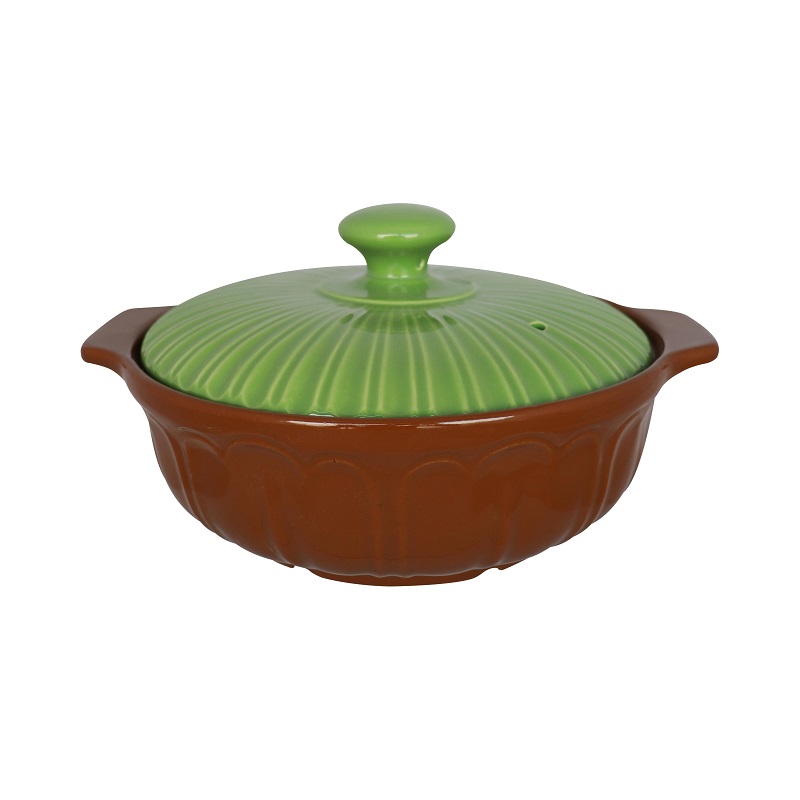 Nồi Đất Dong Hwa Nắp Sứ 402 - 700Ml
