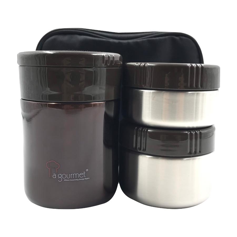 Bộ Hộp Cơm La Gourmet 3 Món Có Túi